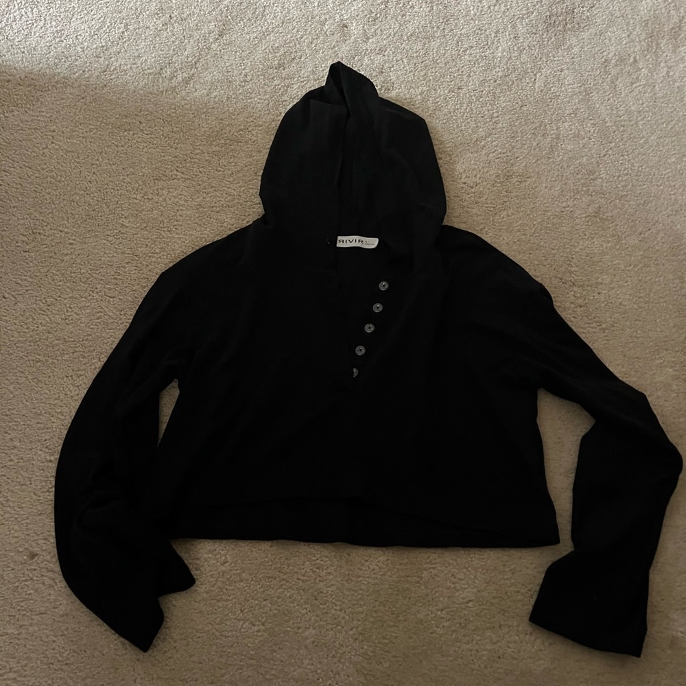 Crop top hoodie